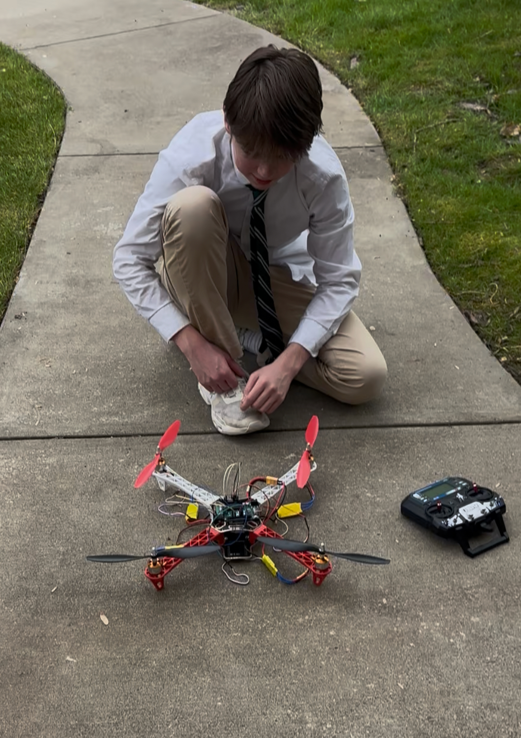 Scratch-Built Quadcopter Drone